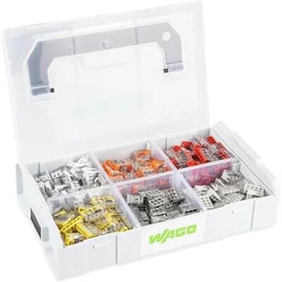 WAGO L-BOXX MINI 2773 Lot de 380 connecteurs pour épissure de fil 4 mm - Publicité WAGO L-BOXX MINI 2773 Lot de 380 connecteurs pour épissure de fil 4 mm - Publicité