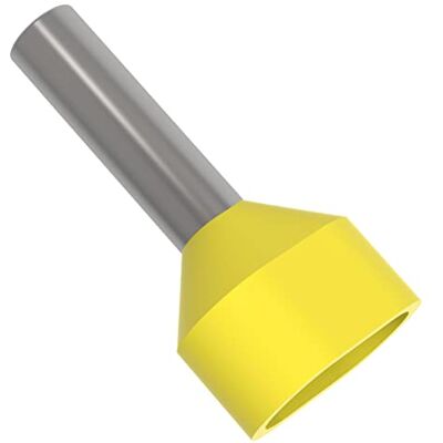 AUPROTEC Embouts double de câble 0,5-16 mm² isolés Gaines d'extrêmité de cables 10-1000 unité sélection: (50 pièces, 6.0 mm² jaune) - Publicité AUPROTEC Embouts double de câble 0,5-16 mm² isolés Gaines d'extrêmité de cables 10-1000 unité sélection: (50 pièces, 6.0 mm² jaune) - Publicité
