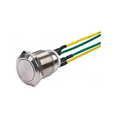 Sewosy Bouton poussoir INOX 19 mm NO+NC - - Publicité Sewosy Bouton poussoir INOX 19 mm NO+NC - - Publicité