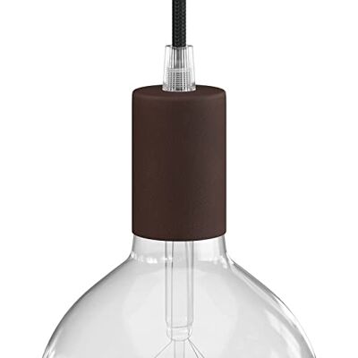 Creative Kit Douille E27 cylindrique en métal Conique, Rouille foncé Peint - Publicité Creative Kit Douille E27 cylindrique en métal Conique, Rouille foncé Peint - Publicité