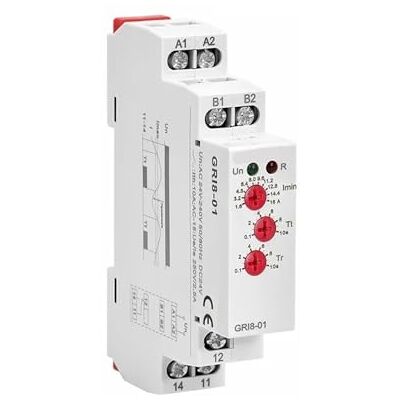 DSXPZBGED Relais De Surveillance De Courant GRI8-01/02 0,5 A 1 A 2 A 5 A 8 A 16 A ACDC24 V-240 V Relais De Protection Contre Les Surintensités Et Les Sous-intensités(GRI8-01 OverCurrent,1.6-16A) - Publicité DSXPZBGED Relais De Surveillance De Courant GRI8-01/02 0,5 A 1 A 2 A 5 A 8 A 16 A ACDC24 V-240 V Relais De Protection Contre Les Surintensités Et Les Sous-intensités(GRI8-01 OverCurrent,1.6-16A) - Publicité