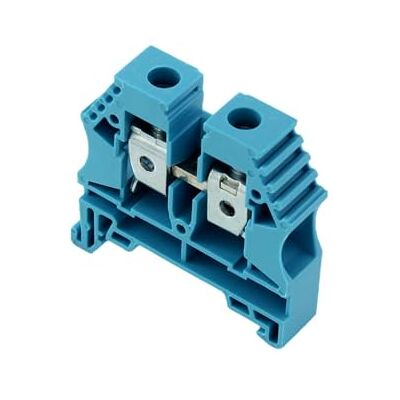IMO Bloc de jonction 10mm² Borne ER10 Bleue 65A Max Connexion à vis section max 16mm² Montage sur rail DIN - Publicité IMO Bloc de jonction 10mm² Borne ER10 Bleue 65A Max Connexion à vis section max 16mm² Montage sur rail DIN - Publicité