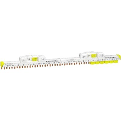Schneider - Peigne de distribution A9XPP724 3P+N 24 modules - Blanc - Publicité Schneider - Peigne de distribution A9XPP724 3P+N 24 modules - Blanc - Publicité
