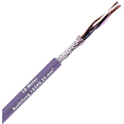 Lapp 2170260 Unitronic BUS Câble bus CAN 10 m 1 x 2 x 0,22 mm² I Câble bus blindé I Câble de signal en PVC I Câble torsadé I Câble de données I Certifié UL I Violet - Publicité Lapp 2170260 Unitronic BUS Câble bus CAN 10 m 1 x 2 x 0,22 mm² I Câble bus blindé I Câble de signal en PVC I Câble torsadé I Câble de données I Certifié UL I Violet - Publicité