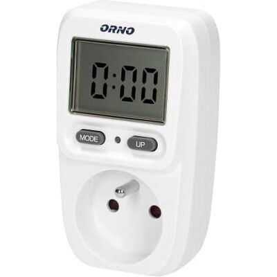 Orno WAT-419 Compteur Electrique Pour Prise Electrique Wattmètre Calculateur d'Energie avec Ecran LCD - Publicité Orno WAT-419 Compteur Electrique Pour Prise Electrique Wattmètre Calculateur d'Energie avec Ecran LCD - Publicité