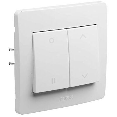 DEBFLEX Interrupteur va et vient Interrupteur encastrable mural Prise murale Appareillage encastre Gamme Diam2 Commande volet roulant Blanc 739270 - Publicité DEBFLEX Interrupteur va et vient Interrupteur encastrable mural Prise murale Appareillage encastre Gamme Diam2 Commande volet roulant Blanc 739270 - Publicité