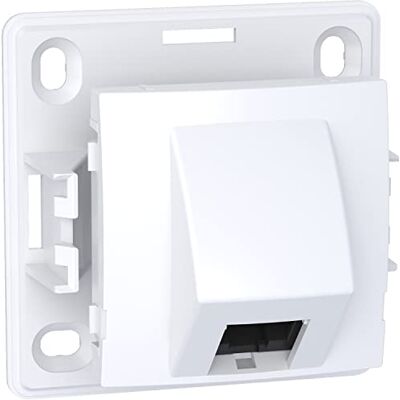 Schneider Electric Alréa prise RJ45 simple cat.5 UTP non blindée mécanisme blanc polaire ALB61343P - Publicité Schneider Electric Alréa prise RJ45 simple cat.5 UTP non blindée mécanisme blanc polaire ALB61343P - Publicité