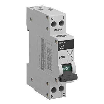 DEBFLEX DISJONCTEUR 3KA 1 MODULE PH+N 2 AMPERES BLANC - Publicité DEBFLEX DISJONCTEUR 3KA 1 MODULE PH+N 2 AMPERES BLANC - Publicité
