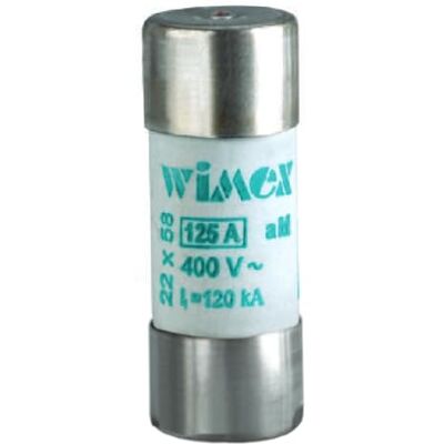 Electron Fusible cylindrique 22 x 58 mm, 400 V 125 A, industriel et civil, utilisation aM, protection courants de démarrage, surcharges, moteurs, transformateurs, céramique, stéatite, puissance interruption - Publicité Electron Fusible cylindrique 22 x 58 mm, 400 V 125 A, industriel et civil, utilisation aM, protection courants de démarrage, surcharges, moteurs, transformateurs, céramique, stéatite, puissance interruption - Publicité