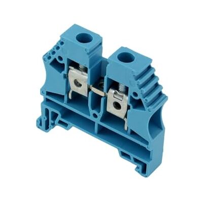 IMO Bloc de jonction 6mm² Borne ER6 Bleue 50A Max Connexion à vis section max 10mm² Montage sur rail DIN - Publicité IMO Bloc de jonction 6mm² Borne ER6 Bleue 50A Max Connexion à vis section max 10mm² Montage sur rail DIN - Publicité