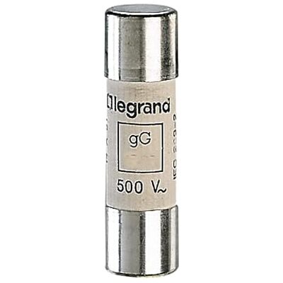 Legrand 014316 Type G Cartouche Industrielle Cylindrique sans Percuteur, 14mmx51mm, 16A - Publicité Legrand 014316 Type G Cartouche Industrielle Cylindrique sans Percuteur, 14mmx51mm, 16A - Publicité