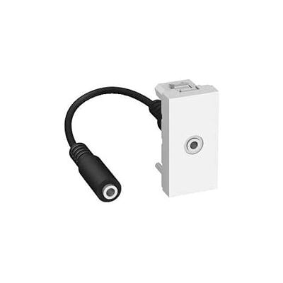 Schneider Electric Prise jack 3.5mm femelle-preconnectorisee 1 module blanc polaire mécanisme 22x45mm sans support ni plaque ALTIRA - Publicité Schneider Electric Prise jack 3.5mm femelle-preconnectorisee 1 module blanc polaire mécanisme 22x45mm sans support ni plaque ALTIRA - Publicité