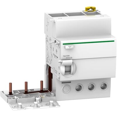 Schneider A9 V44363 Vigi Ic60 3P 63 A 300 mA AC à Courant résiduel Disjoncteur, Blanc - Publicité Schneider A9 V44363 Vigi Ic60 3P 63 A 300 mA AC à Courant résiduel Disjoncteur, Blanc - Publicité