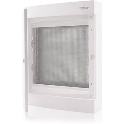 intratec 100% Shopping Intratec Répartiteur de communication en saillie IP40 Répartiteur réseau robuste en plastique ABS pour routeur, panneau de brassage, 526 x 396 x 112 mm, blanc - Publicité intratec 100% Shopping Intratec Répartiteur de communication en saillie IP40 Répartiteur réseau robuste en plastique ABS pour routeur, panneau de brassage, 526 x 396 x 112 mm, blanc - Publicité