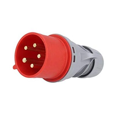 PCE 025-6TT Connecteur: alimentation AC triphasées prise mâle mâle 32A - Publicité PCE 025-6TT Connecteur: alimentation AC triphasées prise mâle mâle 32A - Publicité