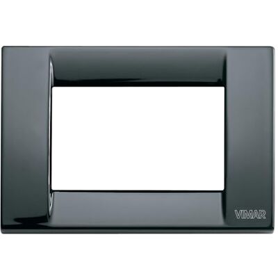 Vimar Idea - Plaque de commutation avec 3 modules - Noir - Publicité Vimar Idea - Plaque de commutation avec 3 modules - Noir - Publicité