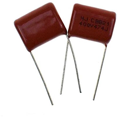 Sun 10 pièces 400V474J 0,47uF Pitch 15mm 470NF 400V 474 CBB Condensateur à film polypropylène - Publicité Sun 10 pièces 400V474J 0,47uF Pitch 15mm 470NF 400V 474 CBB Condensateur à film polypropylène - Publicité
