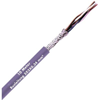 Lapp 2170264 Câble Bus CAN Unitronic 2 x 2 x 0,34 mm² Blindé en PVC I Torsadé I Données I Certifié UL I Violet - Publicité Lapp 2170264 Câble Bus CAN Unitronic 2 x 2 x 0,34 mm² Blindé en PVC I Torsadé I Données I Certifié UL I Violet - Publicité