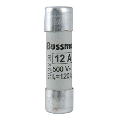 Eaton c10g12 Insert de sécurité, basse tension, 12 A, AC 500 V, 10 x 38 mm, GL/GG, IEC - Publicité Eaton c10g12 Insert de sécurité, basse tension, 12 A, AC 500 V, 10 x 38 mm, GL/GG, IEC - Publicité