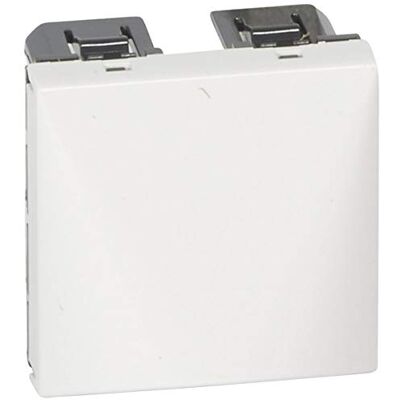 Legrand 2 077550 L Mosaic Sortie de Câbles, 2 Modules avec Serre-câbles pour Câble Ø12mm et Ø4mm, Blanc - Publicité Legrand 2 077550 L Mosaic Sortie de Câbles, 2 Modules avec Serre-câbles pour Câble Ø12mm et Ø4mm, Blanc - Publicité