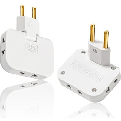LAIVIYA Prise plate, lot de 2 prises multiples, prise murale plate à 180 degrés, multiprise US-UE, prise multiple plate Plug and Play, prises plates à installer derrière les meubles pour voyager en Europe - Publicité LAIVIYA Prise plate, lot de 2 prises multiples, prise murale plate à 180 degrés, multiprise US-UE, prise multiple plate Plug and Play, prises plates à installer derrière les meubles pour voyager en Europe - Publicité