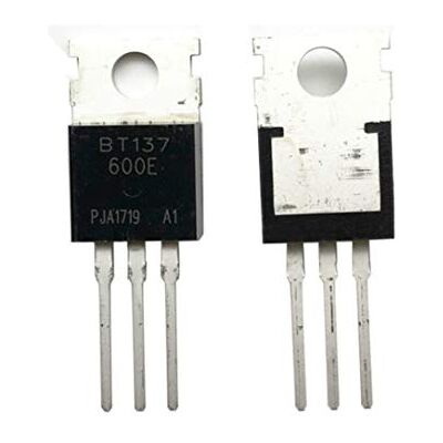 Tecnostore BT137-600E BT137-600 TO-220 BT137 Triac 8A 600V - Publicité Tecnostore BT137-600E BT137-600 TO-220 BT137 Triac 8A 600V - Publicité