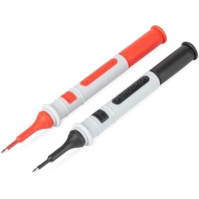 WAGO Pointes de test 206-912, pointes particulièrement petites et étroites pour mesurer dans les blocs de serrage sans adaptateur, diamètre 2 mm, conforme à la norme, jusqu'à 10 A - Publicité WAGO Pointes de test 206-912, pointes particulièrement petites et étroites pour mesurer dans les blocs de serrage sans adaptateur, diamètre 2 mm, conforme à la norme, jusqu'à 10 A - Publicité