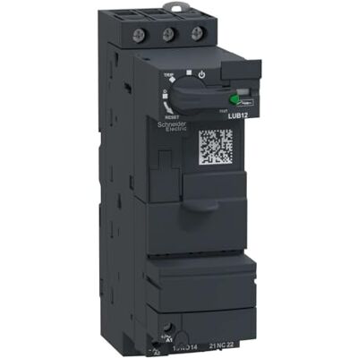 Schneider Electric TeSys U base puissance 12A circuit de contrôle à bornes à vis-étriers LUB12 - Publicité Schneider Electric TeSys U base puissance 12A circuit de contrôle à bornes à vis-étriers LUB12 - Publicité