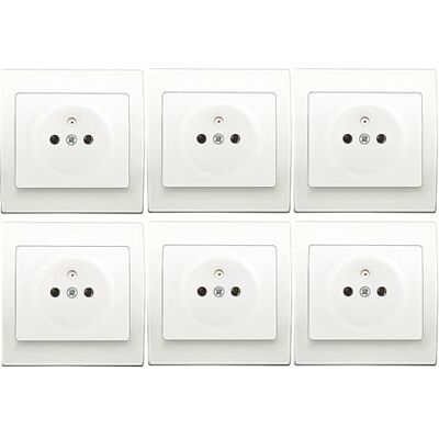 SIEMENS Delta Iris - Lot de 6 Prises et Plaques - Publicité SIEMENS Delta Iris - Lot de 6 Prises et Plaques - Publicité