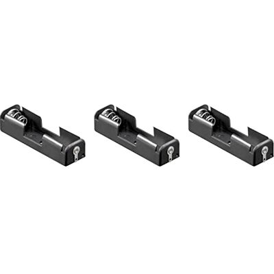 goobay Lot de 3 Supports 1 Piles AA Fer à souder (U) - Publicité goobay Lot de 3 Supports 1 Piles AA Fer à souder (U) - Publicité