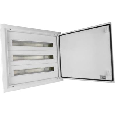 ELEKTRO-PLAST Boîtier de distribution IP54 DARP-72 3 x 24 Encastré Pour porte en aluminium 9.324 E-P 6750 - Publicité ELEKTRO-PLAST Boîtier de distribution IP54 DARP-72 3 x 24 Encastré Pour porte en aluminium 9.324 E-P 6750 - Publicité