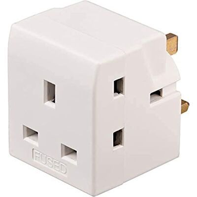 Brennenstuhl Adaptateur de prise 3 voies Pour prise GB standard Blanc - Publicité Brennenstuhl Adaptateur de prise 3 voies Pour prise GB standard Blanc - Publicité