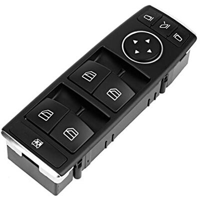 Qiilu Interrupteur de fenêtre électrique automobile interrupteur de fenêtre en plastique ABS adapté pour W204 2049055402 (noir) - Publicité Qiilu Interrupteur de fenêtre électrique automobile interrupteur de fenêtre en plastique ABS adapté pour W204 2049055402 (noir) - Publicité