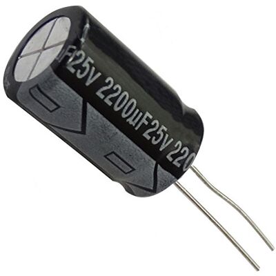 AERZETIX Condensateur Électrolytique Chimique Radial 10x 2200µF ± 20% 25V THT 105°C 2000h Ø12,5x20mm C13116 - Publicité AERZETIX Condensateur Électrolytique Chimique Radial 10x 2200µF ± 20% 25V THT 105°C 2000h Ø12,5x20mm C13116 - Publicité