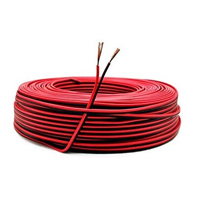 WOOLUCK 22AWG Cable Electrique Souple,0.33mm2 Fil de Cuivre Étamé,Fil Electrique en PVC à 2 Conducteurs pour Bande Lumineuse à LED/DIY 120 Mètres(60 Mètres de Noir+60 Mètres de Rouge) - Publicité WOOLUCK 22AWG Cable Electrique Souple,0.33mm2 Fil de Cuivre Étamé,Fil Electrique en PVC à 2 Conducteurs pour Bande Lumineuse à LED/DIY 120 Mètres(60 Mètres de Noir+60 Mètres de Rouge) - Publicité