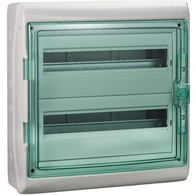 Schneider Electric 13965 Kaedra Coffret pour Appareillage Modulaire, IP65, 36 Modules, 448 mm Largeur, 460 mm Hauteur, 160 mm Profondeur, 90 A - Publicité Schneider Electric 13965 Kaedra Coffret pour Appareillage Modulaire, IP65, 36 Modules, 448 mm Largeur, 460 mm Hauteur, 160 mm Profondeur, 90 A - Publicité