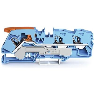 WAGO TOPJOB S 2116 Borne de serrage simple bleue, 16 mm², 800 V/76 A, connecteur enfichable - Publicité WAGO TOPJOB S 2116 Borne de serrage simple bleue, 16 mm², 800 V/76 A, connecteur enfichable - Publicité