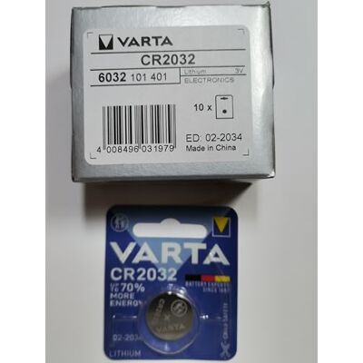 Varta Lot de 10 Piles bouton lithium "Electronics" CR2032 3 Volt - Publicité Varta Lot de 10 Piles bouton lithium "Electronics" CR2032 3 Volt - Publicité