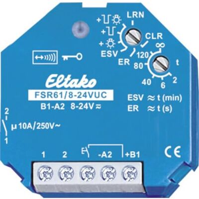 Eltako FSR61/8-24V UC sans Fil Actionneur de Commutation encastré Puissance de Coupure (Max.) 2000 W Portée Max. 30 m - Publicité Eltako FSR61/8-24V UC sans Fil Actionneur de Commutation encastré Puissance de Coupure (Max.) 2000 W Portée Max. 30 m - Publicité
