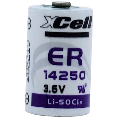 XCell - ER14250 - 1/2 AA - 3.6V 1200mAh Battery - Publicité XCell - ER14250 - 1/2 AA - 3.6V 1200mAh Battery - Publicité