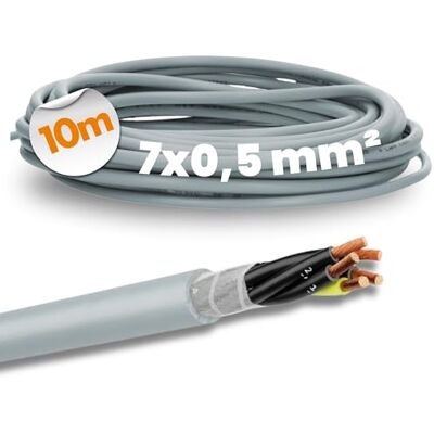 Lapp 0026104 ÖLFLEX CLASSIC FD 810 Câble de commande 7 x 0,5 mm² Gris avec conducteur de protection vert/jaune I Câble de chaîne de remorquage très flexible I Câble PVC pour chaîne de remorquage 7G0,5 - Publicité Lapp 0026104 ÖLFLEX CLASSIC FD 810 Câble de commande 7 x 0,5 mm² Gris avec conducteur de protection vert/jaune I Câble de chaîne de remorquage très flexible I Câble PVC pour chaîne de remorquage 7G0,5 - Publicité