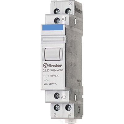 Finder 222390124000PAS Relais modulaire 12 Vdc 1 NO + 1 NC 20 A AgSnO2 - Publicité Finder 222390124000PAS Relais modulaire 12 Vdc 1 NO + 1 NC 20 A AgSnO2 - Publicité
