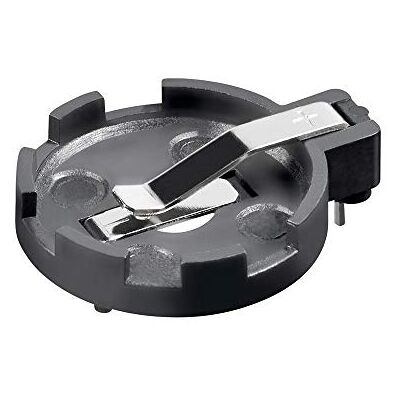 goobay Fixation Pile Bouton CR2012-2032 Max. 20 mm, Noir, Montage Sur Circuit Imprimé, Horizontal (2 Broches) - Publicité goobay Fixation Pile Bouton CR2012-2032 Max. 20 mm, Noir, Montage Sur Circuit Imprimé, Horizontal (2 Broches) - Publicité