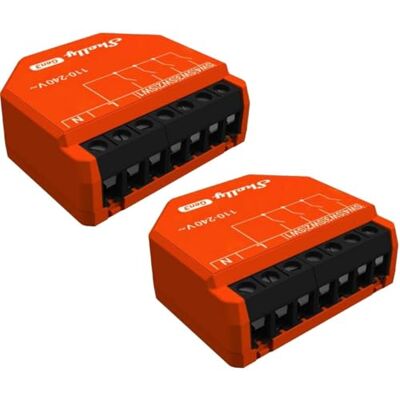 Shelly Lot de 2 activateurs de scène i4 Gen3 Bluetooth et Wi-Fi - Publicité Shelly Lot de 2 activateurs de scène i4 Gen3 Bluetooth et Wi-Fi - Publicité