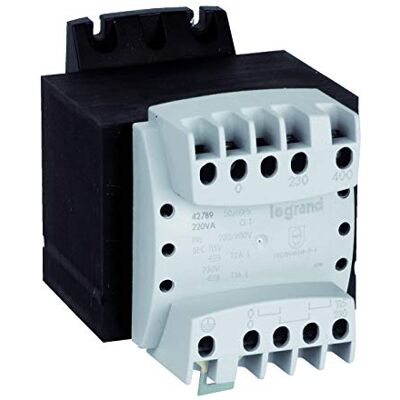 Legrand 042790 Transformateur de Séparation des Circuits, Primaire 230V à 400V et Secondaire 115V à 230V, 310VA - Publicité Legrand 042790 Transformateur de Séparation des Circuits, Primaire 230V à 400V et Secondaire 115V à 230V, 310VA - Publicité