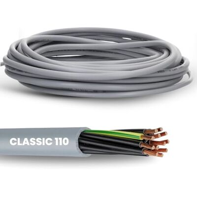 Lapp 1119318 Ölflex Classic 110 Câble de commande en PVC 18 x 1,5 mm² gris avec conducteur de protection I 300/500 V I Résistant aux produits chimiques et à l'huile I Fil fin I Câble de commande - Publicité Lapp 1119318 Ölflex Classic 110 Câble de commande en PVC 18 x 1,5 mm² gris avec conducteur de protection I 300/500 V I Résistant aux produits chimiques et à l'huile I Fil fin I Câble de commande - Publicité