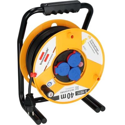 Brennenstuhl 1318940 Dévidoir de câble Brobusta avec câble H07RN-F 3G2,5 IP 44 40 m - Publicité Brennenstuhl 1318940 Dévidoir de câble Brobusta avec câble H07RN-F 3G2,5 IP 44 40 m - Publicité