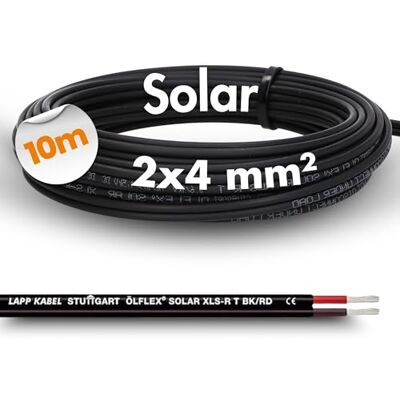 Lapp Câble XLS-R-T câble solaire jumelé 2.5 mm² 4 mm² 6 mm² bobine 10 m 20 m - Publicité Lapp Câble XLS-R-T câble solaire jumelé 2.5 mm² 4 mm² 6 mm² bobine 10 m 20 m - Publicité