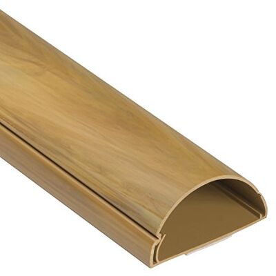 D-line 50x25mm Moulure Décorative en Demi-Cercle 1M5025O Goulotte Électrique Cache-Câble 1m Longeur, Effet Chêne - Publicité D-line 50x25mm Moulure Décorative en Demi-Cercle 1M5025O Goulotte Électrique Cache-Câble 1m Longeur, Effet Chêne - Publicité