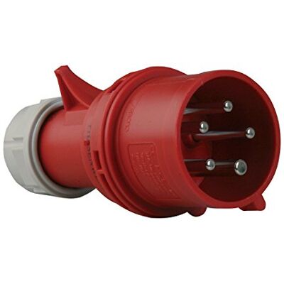 PCE 40899l Prise de raccordement avec Onduleur, 32 A, Rouge, Courroie trapézoïdale multiple détendue à nervures. Publicité PCE 40899l Prise de raccordement avec Onduleur, 32 A, Rouge, Courroie trapézoïdale multiple détendue à nervures. Publicité
